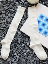 Karikatür Çiçek Desenli Pamuk Çorap