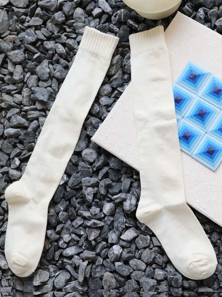 Karikatür Çiçek Desenli Pamuk Çorap