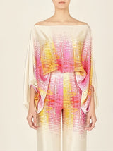 Abstract Waves İkili Takım - Sarı-Pembe