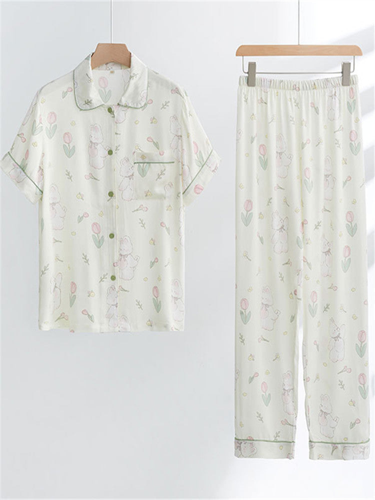 Çift Katmanlı Bambu Elyaflı Pijama