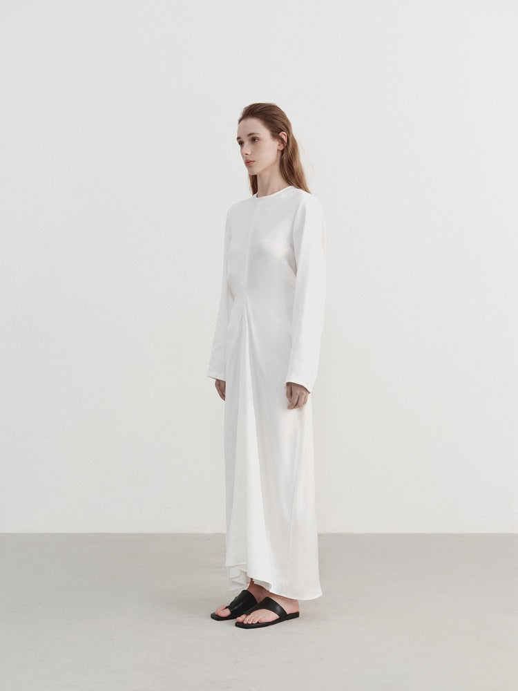 Beli Sıkıştırılmış Piliseli Elbise