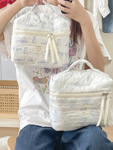 Akuamarin Çiçeği Makyaj Çantası