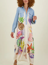 Kişiye Özel Graffiti Günlük Midi Elbise