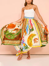 Benzersiz Günlük Moda Çok Yönlü Düzensiz Etek