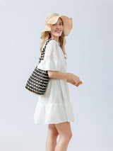 Ahşap Boncuk Kovası Çanta