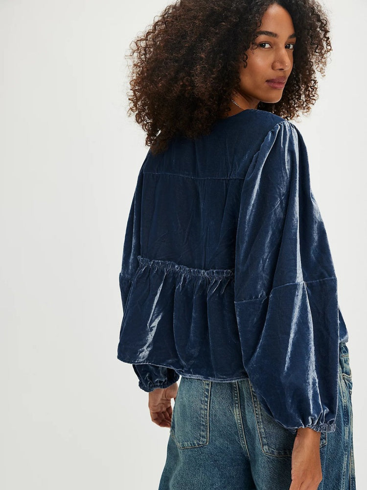 Tatlı Bağlamalı Gömlek