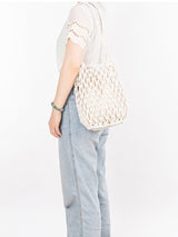 Pamuk İplik Dokuma File Çanta