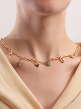 Spiral Kabuk Deniz Yıldızı Kolye