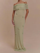 Orchid Knit Maxi Dress