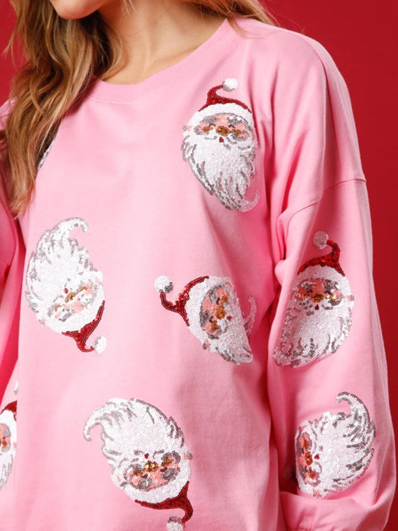 Payet Noel Baba Fransız Havlu Kumaşı Kazak