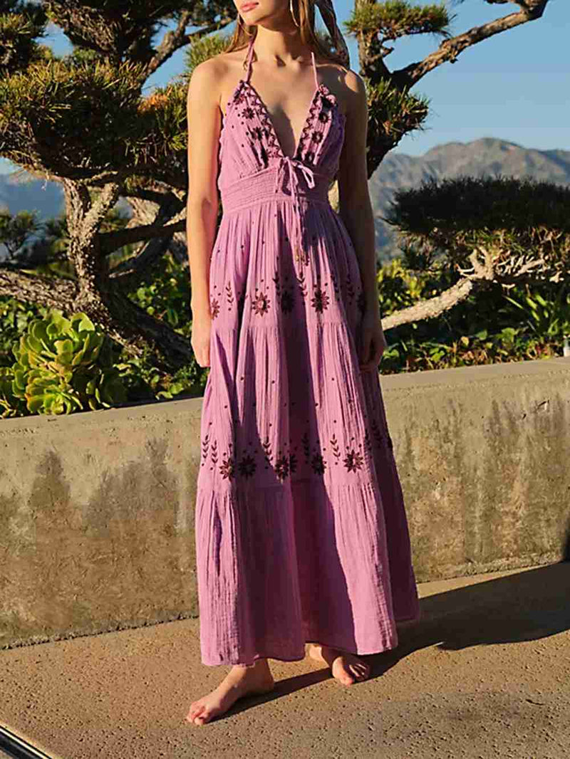 Gerçek Aşk İşlemeli Elbise