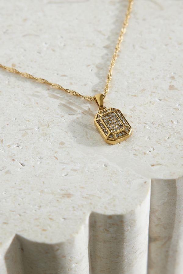 18 Ayar Altın Kaplama Büyülü Düşler Kolye Altın