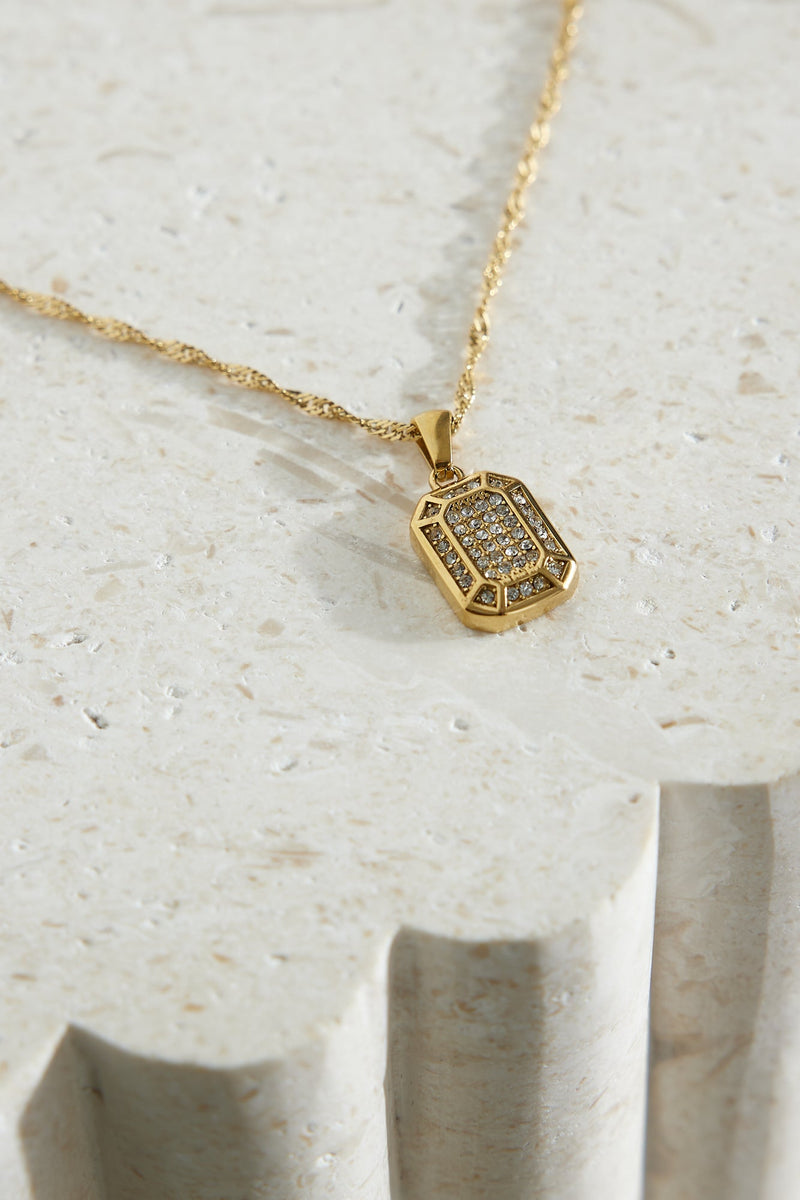 18 Ayar Altın Kaplama Büyülü Düşler Kolye Altın