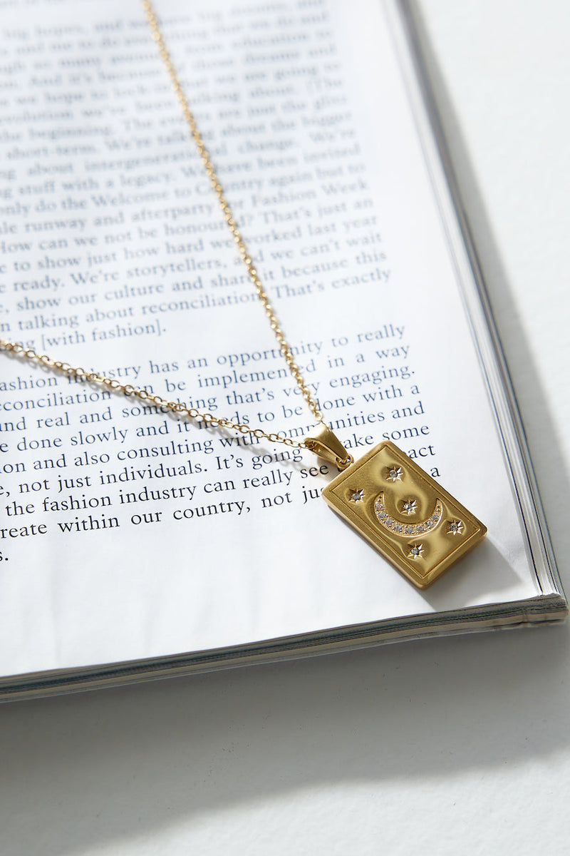 18 Ayar Altın Kaplama Yıldız Yükseliş Kolye