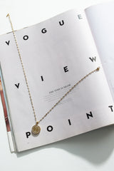 18K Altın Kaplama Ayakta Alkışlanan Kolye