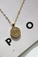 18K Altın Kaplama Ayakta Alkışlanan Kolye