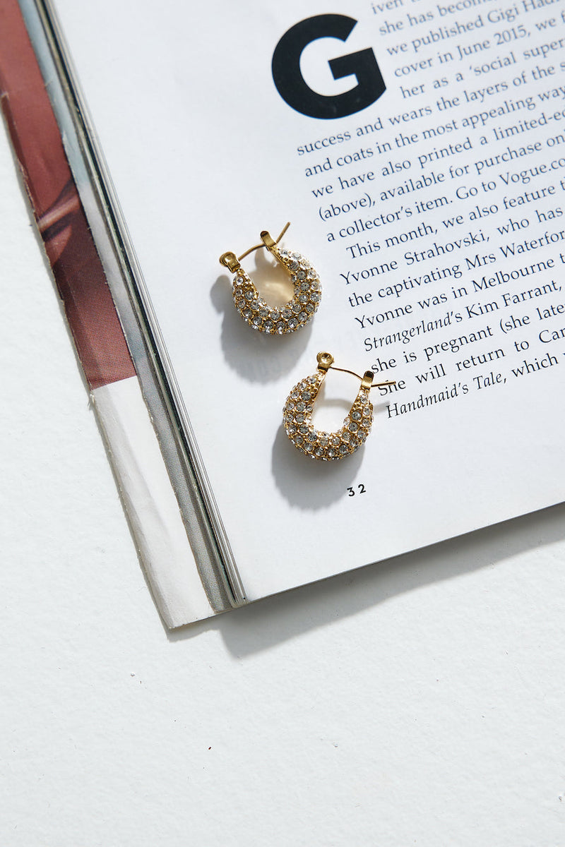 18 Ayar Altın Kaplama Hazinem Ol Küpe Altın