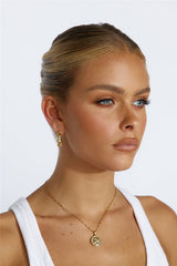 18K Altın Kaplama Ayakta Alkışlanan Kolye