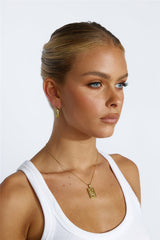 18 Ayar Altın Kaplama Yıldız Yükseliş Kolye