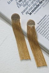 18 Ayar Altın Kaplama Altın Times Küpe Altın