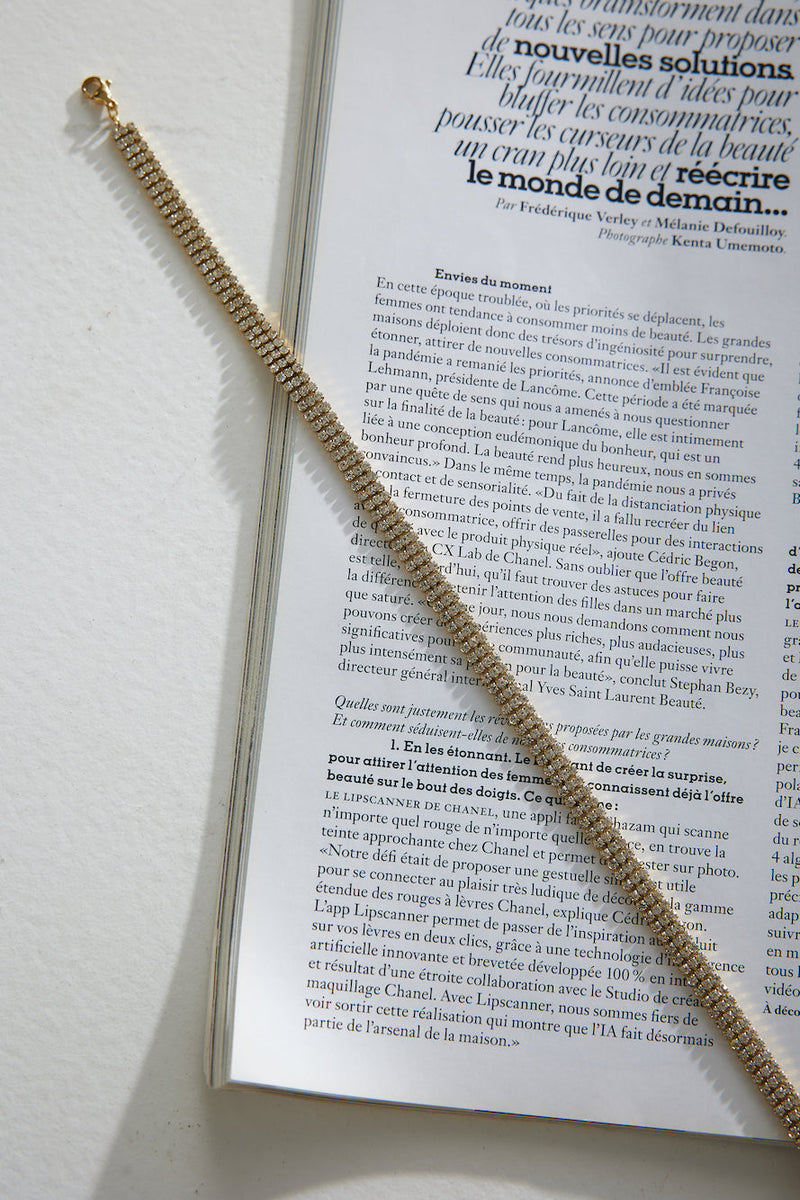 18 Ayar Altın Kaplama Tüm Kolyelerin Kraliçesi Altın