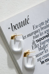 18 Ayar Altın Kaplama Şeker Kaplamalı Küpe Altın