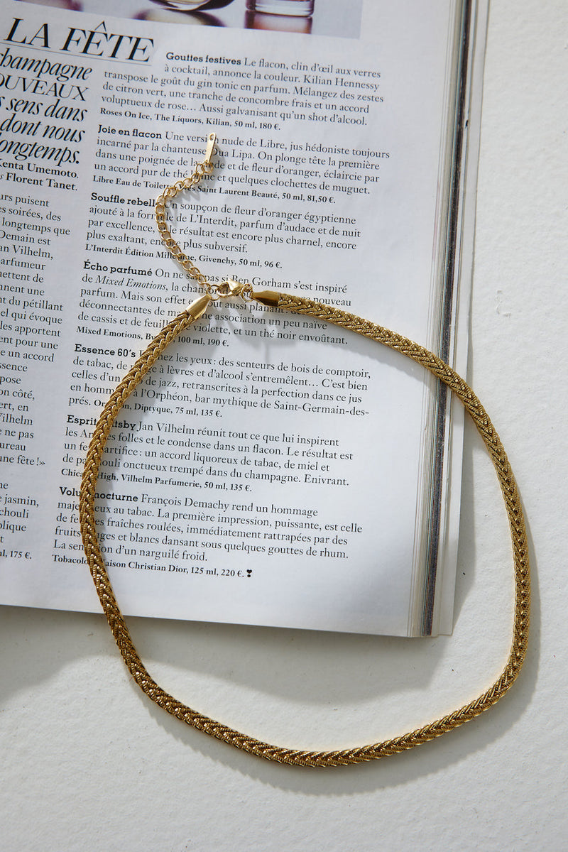 18 Ayar Altın Kaplama Olmazsa Olmaz Kolye Altın