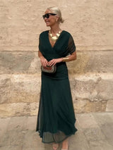 Örme Çiçekli Maxi Elbiseler