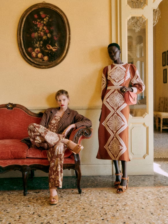 Calitta Harika Baskılı Maxi Elbise