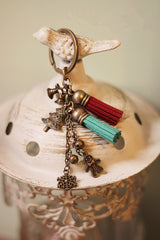 Retro Sevimli Noel Atmosferi Anahtarlık