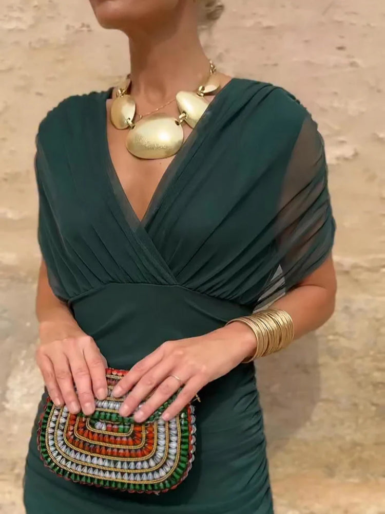 Örme Çiçekli Maxi Elbiseler