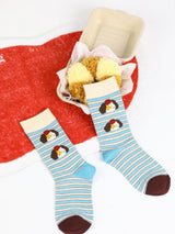 Sevimli Karikatür Köpek Pamuk Çorap