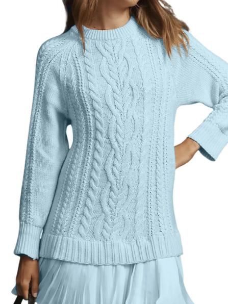 Twist Shape Knit Sweater Mini Dress