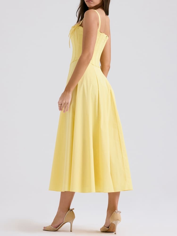 Sunshine Pamuk Midi Sundress
