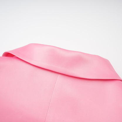 Coralie saten mini elbise