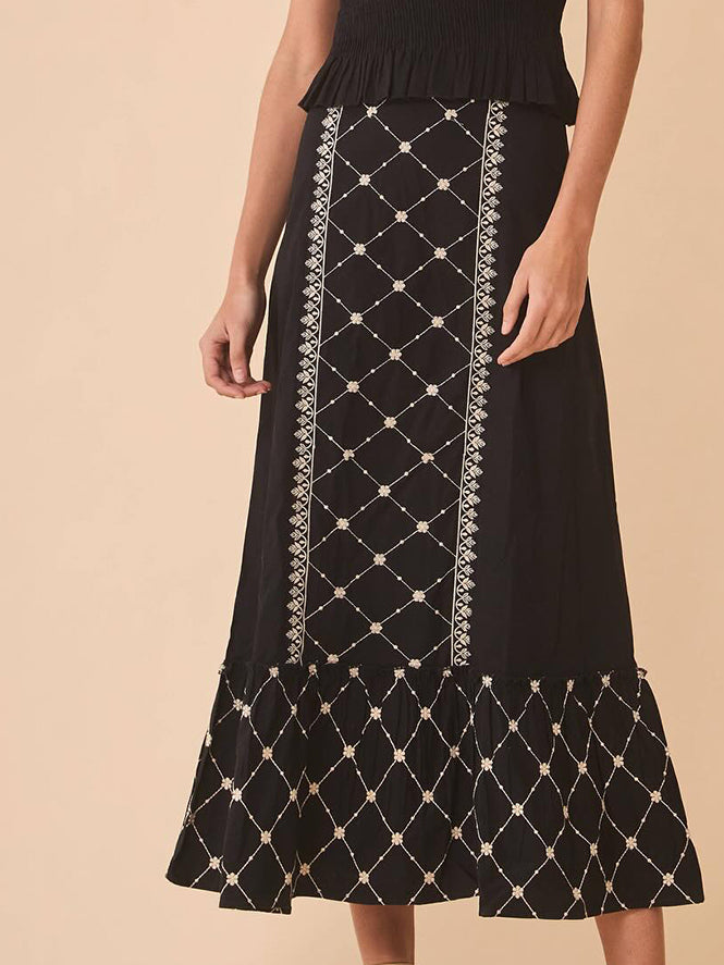 Siyah Şık İki Parça Takım