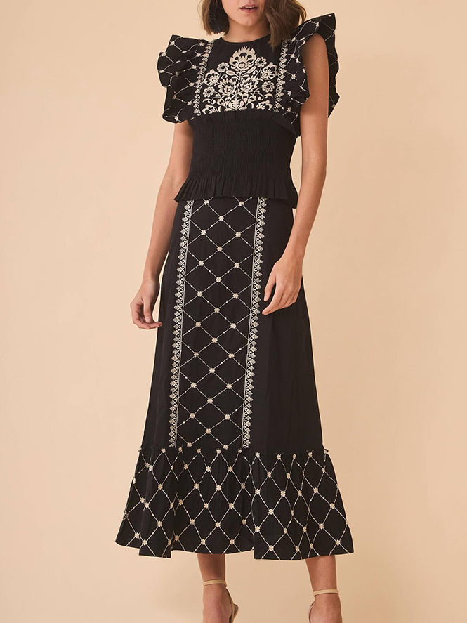 Siyah Şık İki Parça Takım