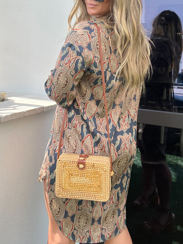 Özgür Yaşayan Bambu Crossbody