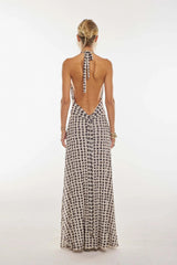 Camoni Polka Dot Diary Maxi Dress