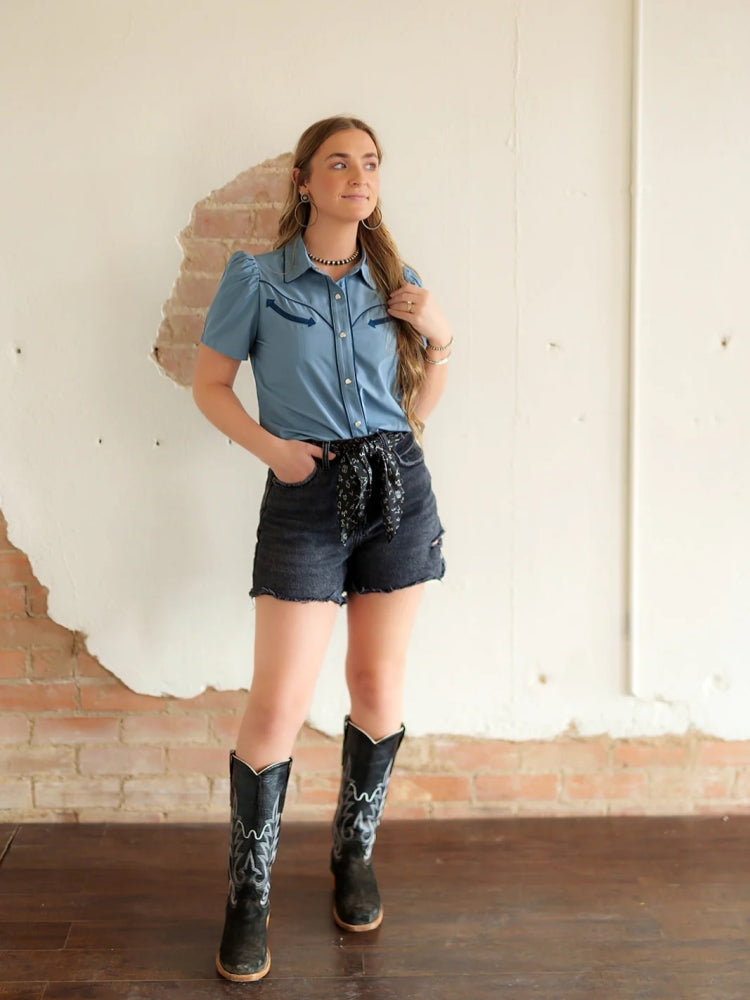 Beyaz Kadın Bluzlar İnce Yaka Zarif Uzun Kollu Gömlek