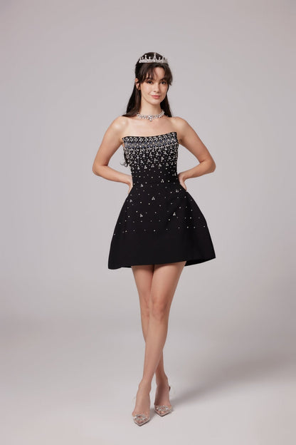 Melisande süslemeli mini elbise