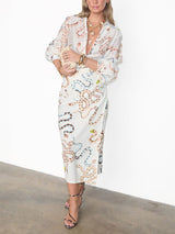 Fabrizia Bluz ve Etek Takım