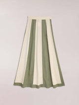 İki Renkli Boyundan Bağlamalı Üst Takım