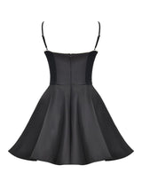 Siyah Tül Mini Elbise