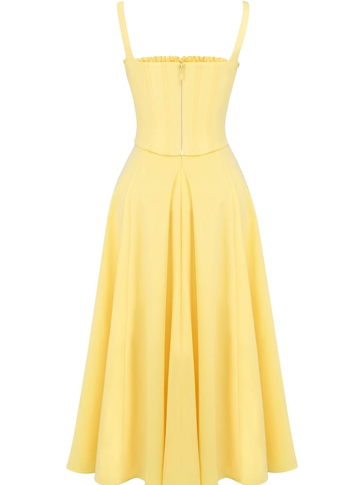 Sunshine Pamuk Midi Sundress