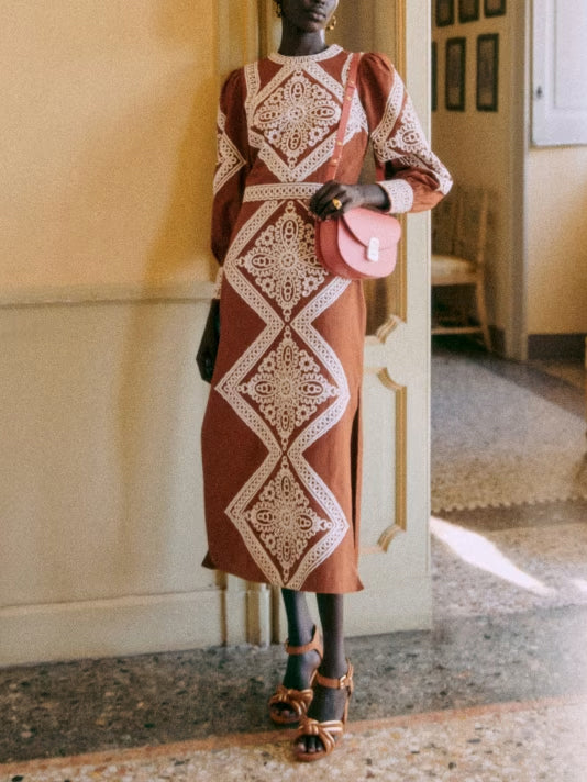 Calitta Harika Baskılı Maxi Elbise